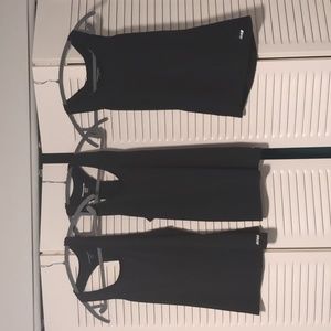 Amazon Essentials 3-Pack Active Tank Tops - size extra small, black